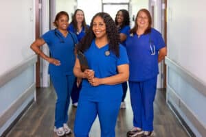 Nursing staff at Cedar Creek Post Acute